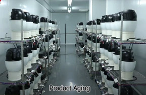 Caméra CCTV Vieillissement du produit