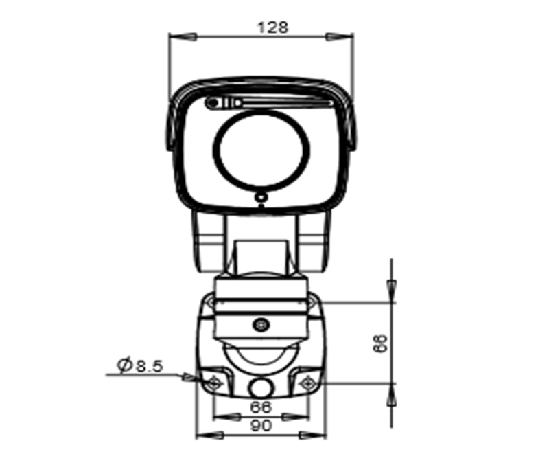 ZN-SPB2581V50-ES 8MP 25X  IRRéseau PTZ Bullet Camera 