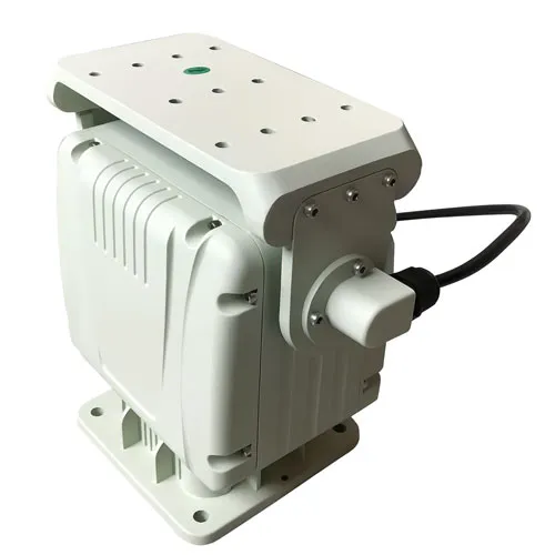 Mini positionneur de tête inclinable pour l'extérieur avec pignon de ver, vitesse variable, capacité de charge de 10kg (20,05Ib)