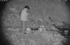 ZIWIN Caméra de sécurité à longue portée Vision nocturne laser