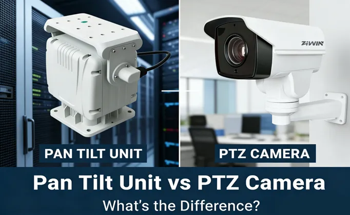 Unité Pan Tilt vs Caméra PTZ: Quelle est la différence?